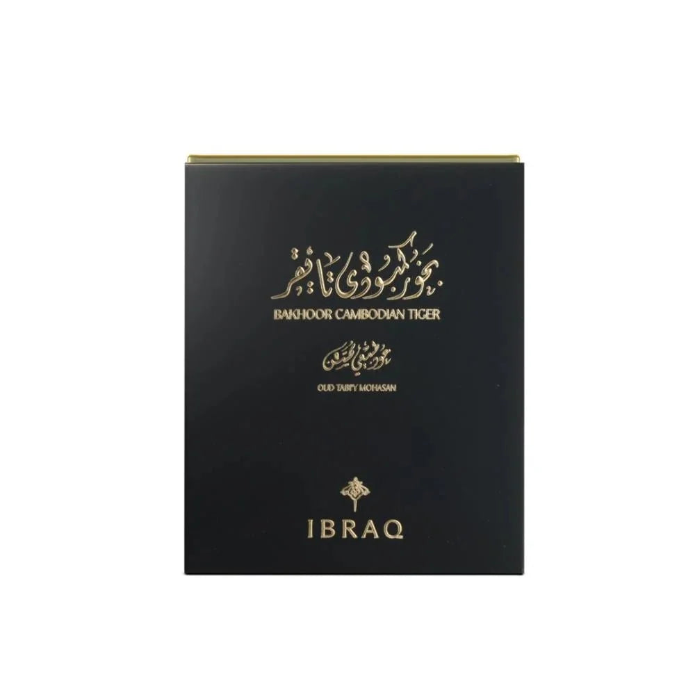 Bakhoor Cambodian Tiger - Oud Tabi’y Mohasan 30gm - Ibrahim Al Qurashi (IBRAQ) - Fragrance Forte